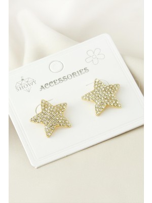 SiHako Yıldız Taşlı Küpe