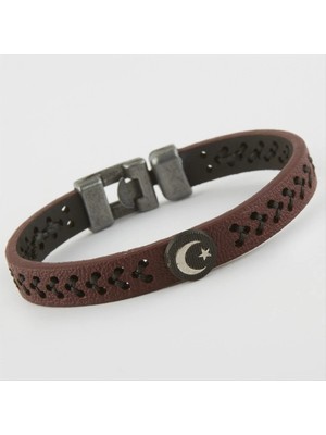 SiHako Ay Yıldız Kaliteli Suni Deri Bileklik