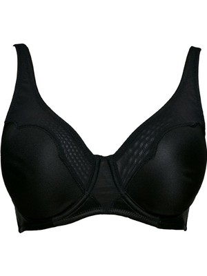 Pierre Cardin 7021 Diandra Siyah Balenli Toparlayıcı Sütyen PES Kumaş ile Konforlu Tasarım