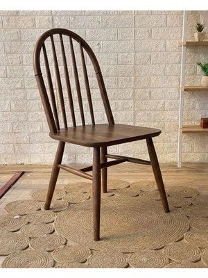 Silla Concept Kumsal Sandalye Ceviz Ahşap Sandalye