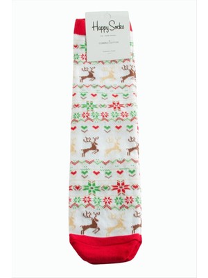 SiHako Geyik Yılbaşı Penye Çorap