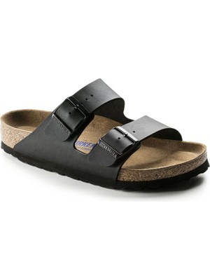 Birkenstock Kadın Arizona Bf Sfb Terlik Siyah Düz Topuklu Günlük Kullanım İçin Konforlu Tasarım