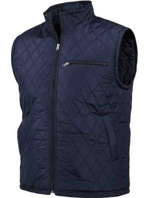 bilqasmi Klasik Kesim Kapitone Şişme Yelek Içi Polarlı Erkek Kışlık Yelek