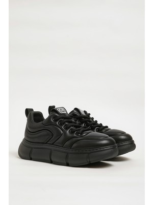 Faruk Balkanas Anderson Model Hakiki Natural Deri Ithal Taban Sneaker Ayakkabı