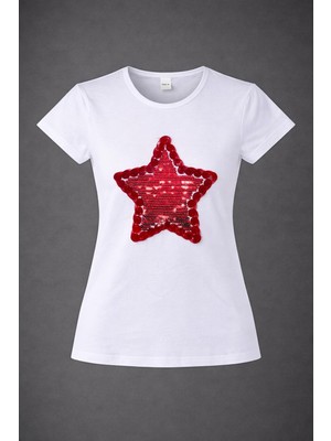 Dıgıl Kids Yıldız Motifli Kız Çocuk T-Shirt