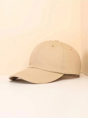 bilqasmi Unisex Ayarlanabilir Spor Şapka Düz Renk Pamuk Keten Günlük Kullanım Erkek Kadın Şapka