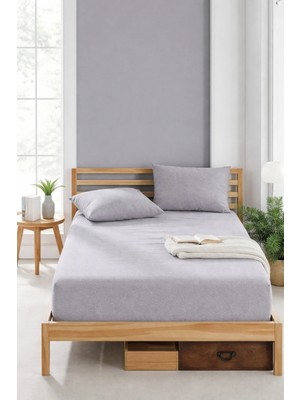 Pamuklu Yastıklı Lastikli Çarşaf Tek Kişilik