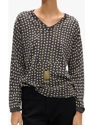 Parfois Kadın Desenli Sweatshirt