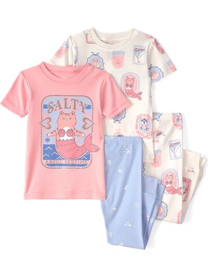 Carter's Küçük Kız Çocuk Pijama Set 2 Yaş-5 Yaş Çok Renkli
