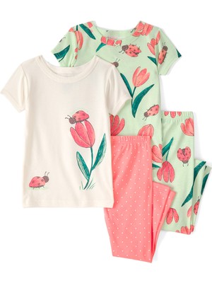 Carter's Küçük Kız Çocuk Pijama Set 2 Yaş-5 Yaş Çok Renkli