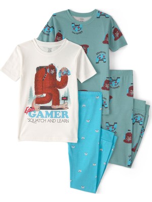 Carter's Erkek Çocuk Pijama Set 6 Yaş-8 Yaş Çok Renkli