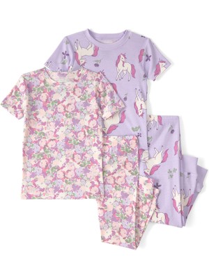 Carter's Kız Bebek Pijama Set 12 Ay-24 Ay Çok Renkli