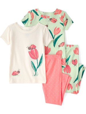 Carter's Kız Bebek Pijama Set 12 Ay-24 Ay Çok Renkli