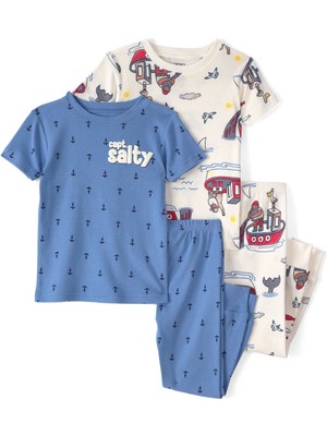 Carter's Küçük Erkek Çocuk Pijama Set 2 Yaş-5 Yaş Çok Renkli