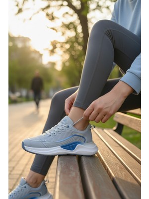 Enoch Kadın Spor Ayakkabı Nefes Alabilen File Saya ve Anatomik Comfort Tabanlı Ortopedik Koşu ve Yürüyüş Sneaker