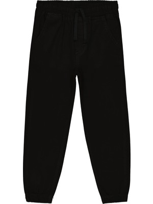 Civil Boys Beli Paçası Lastikli 10-13 Yaş Pantolon - Siyah 10-11 Yaş