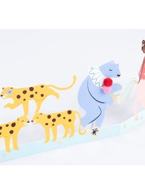 Skygo - Circus Concertina Card - Sirk Tebrik Kartı