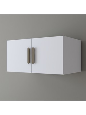 Rani BA166 Gardırop Çok Amaçlı Üst Modül Beyaz