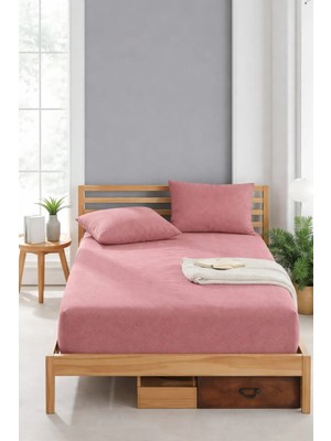 Pamuklu Yastıklı Lastikli Çarşaf Tek Kişilik