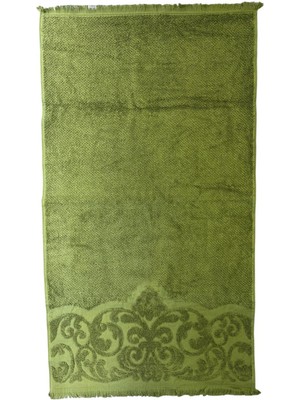 Ünsal Showroom Maxstyle Alara Jakarlı 50X90CM Havlu Haki
