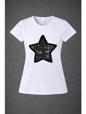 Dıgıl Kids Yıldız Motifli Kız Çocuk T-Shirt