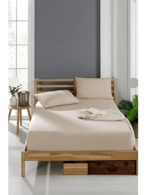 Pamuklu Yastıklı Lastikli Çarşaf Tek Kişilik