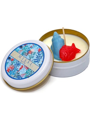 Skygo Temalı Ocean Wawe Kokulu Vegan Teneke Mum