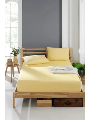 Pamuklu Yastıklı Lastikli Çarşaf Tek Kişilik