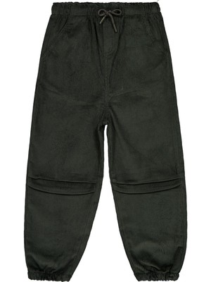 Civil Boys Bağcıklı Joger Kadife 6-9 Yaş Pantolon - Haki 9-10 Yaş