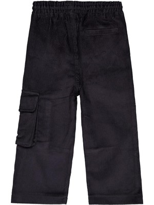 Civil Boys Kargo Cepli Kadife 2-5 Yaş Pantolon - Gri 4-5 Yaş