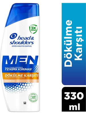 Head&Shoulders Head & Shoulders Men Dökülme Karşıtı Kafein ile Kepeğe Karşı Etkili Şampuan 330ML