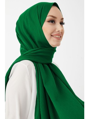 inStyle Mika Krinkıl Ipeği Şal - Yeşil