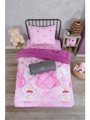 Premium Çift Taraflı Welsoft Yorgan Seti Özel Çantalı Tek Kişilik 50X70 Yastık Kılıfı