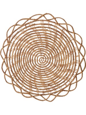 Mudo Home PALM ROOT YUVARLAK AMERİKAN SERVİSİ 35CM