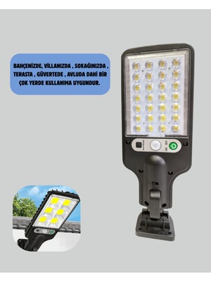 Aesco STL616 Sensörlü Solar Sokak Lambası - Lisinya