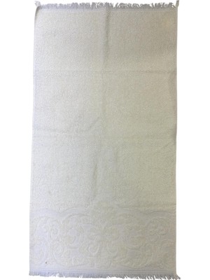 Ünsal Showroom Maxstyle Alara Jakarlı 50X90CM Havlu Krem