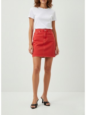 Manzo 26500 Suni Deri Kroko Baskılı Topuklu Terlik