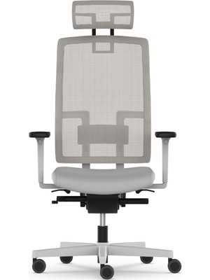 Nurus  Me Too Çalışma Sandalyesi - Başlıklı - Gri