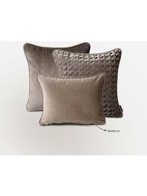 Lidoma Home "cheva" Kırlent Kılıfı Seti - Mini 30X40 - Kahve
