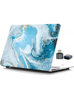 Skygo Pro 13 Uyumlu Sert Kılıf M1-M2 Bar Serisi Mermer Desen Ince Hafif Darbe Çizilme Koruma Hard – A2338 A2289 A2251 A2159 R-847