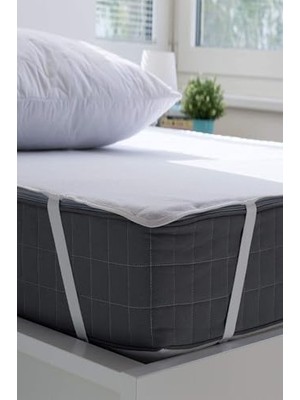 Skygo %100 Pamuk Su Sıvı Geçirmez Köşe Lastikli Alez Tek Çift Bebek Yatak Koruyucu Alez (90 x 190)