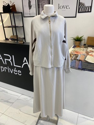 Nuss Şerit Detaylı Etekli Takım