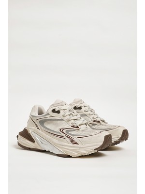 Faruk Balkanas Saturn Model Hakiki Kombinasyonlu Deri Ithal Taban Sneaker Ayakkabı