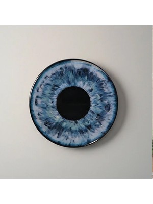 Nadisse El Yapımı Doğal Ahşap & Epoksi Duvar Saati