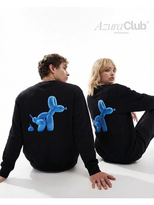 Luxury Dog Baskılı Unisex Sweatshirt