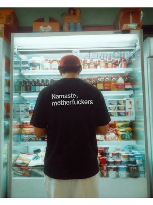 Namaste Motherf*ckers Baskılı Unisex T-Shirt