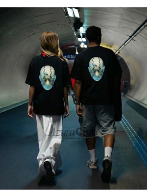 Rave Music Baskılı Unisex T-Shirt