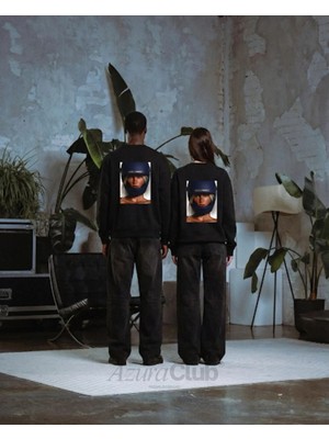 Blonde Race Baskılı Unisex Sweatshirt