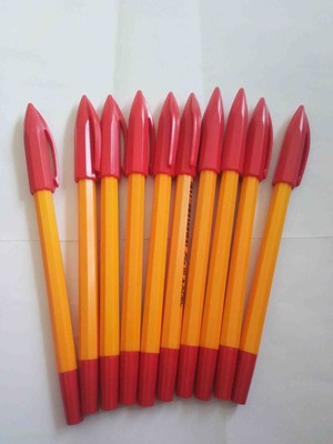 10- Adet Mikro Kırmızı Tükenmez Kalem