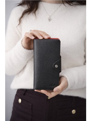 Hky Büyük Boy Isme Özel Ince Kadın Cüzdan